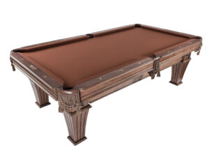 Brittany Billiard Table in cinnamon