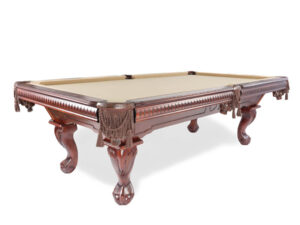 billiard table in mocha