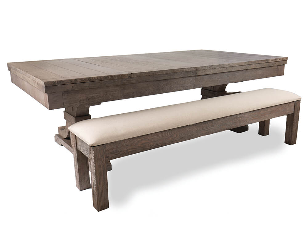 Carmel dining top and bench - comp carmel dining table and bench