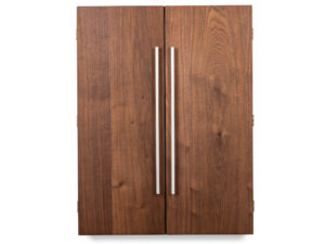 closed pierce dartboard cabinet