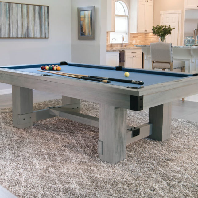 Silveton billiard table room setting