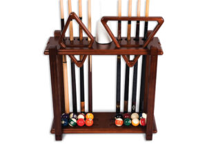 Straight floor rack with components