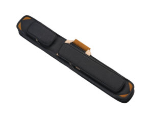 Black and brown pool cue case