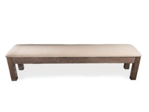 Weathered oak bench