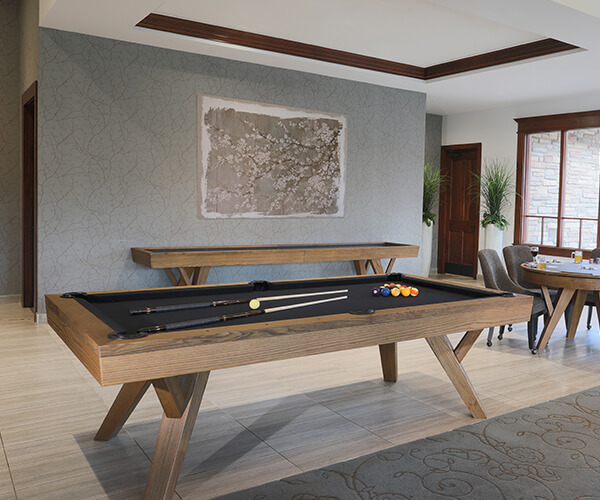 modern style billiard table