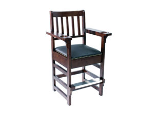Closed Espresso Spectator chair 