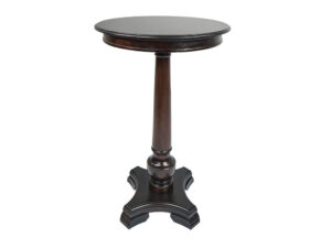 pub table in gray walnut