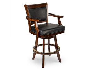 Bar stool with vinyl