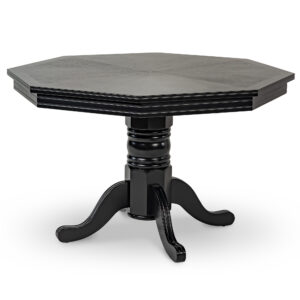 Poker Table Dining top view in Black