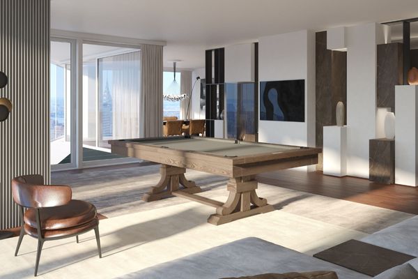Carmel Carmel billiard table in living room