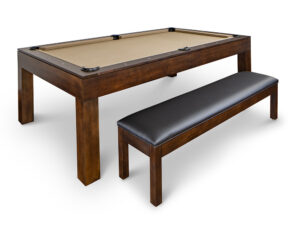Polk Pool Table with closed bench
