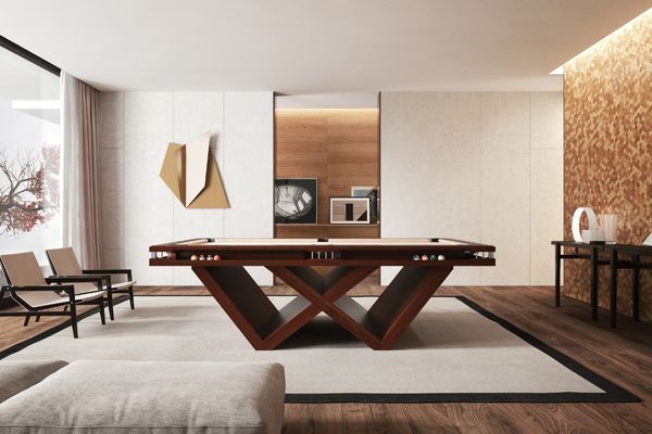 Wilson Wilson billiard table in living room